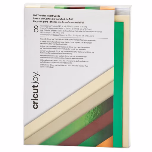 Cricut 2009209 - Cricut Insert Cards Foil Cameron R30 (11;4 Cm X 15;9 Cm) 8-Pack