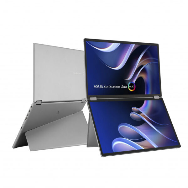 ASUS ZenScreen Duo OLED MQ149CD computer monitor 35.6 cm (14") 1920 x 1200 pixels WUXGA Silver - Image 2