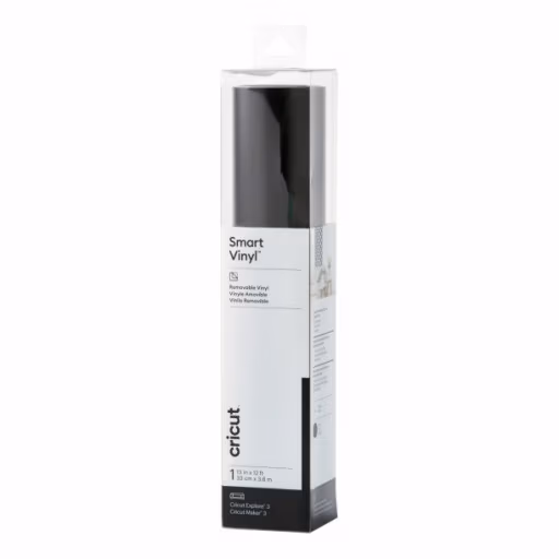 Cricut 2009051: Cricut Smart Vinyl Removable 33X366Cm 1 Sheet (Black)