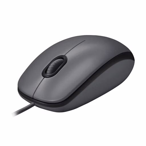 Logitech® Mouse M100 - BLACK - USB - N/A - EMEA28i-935 - AKOYA HANGTAB BOX M100