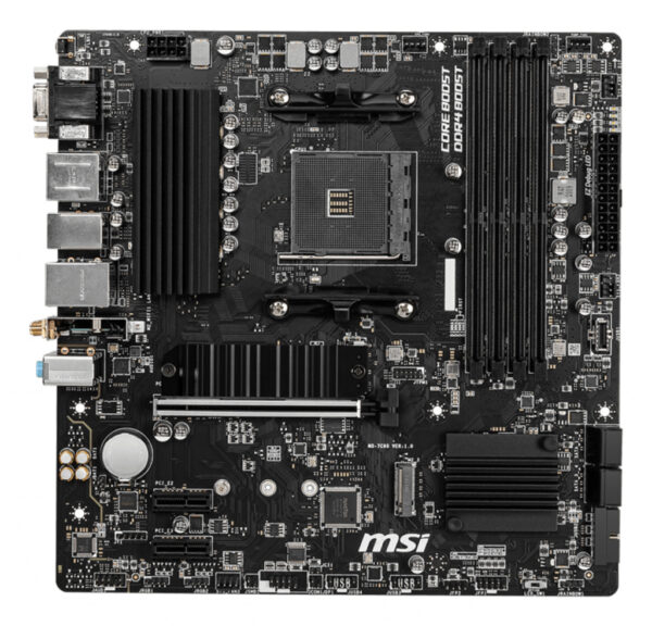 MSI B550M PRO-VDH WIFI motherboard AMD B550 Socket AM4 micro ATX - Image 4