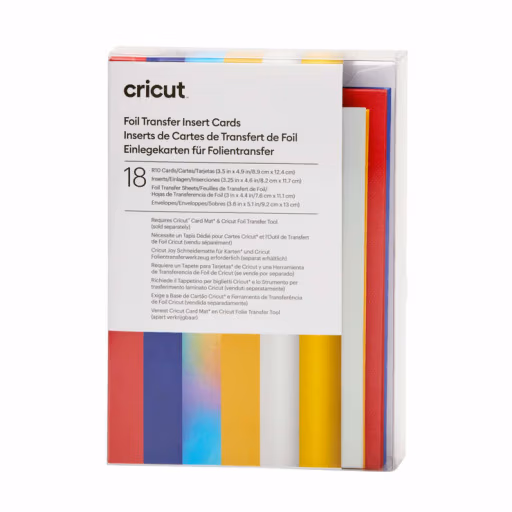 Cricut 2009476 - Cricut Insert Cards Foil Celebration R10 (8;9 Cm X 12;4 Cm) 18-Pack