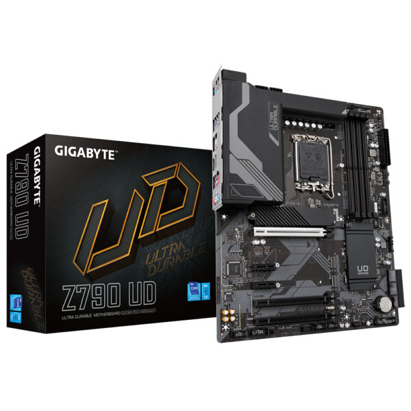 GIGABYTE Z790 UD Motherboard - Supports Intel Core 14th CPUs, 16+1+１ Phases Digital VRM, up to 7600MHz DDR5 (OC), 3xPCIe 4.0