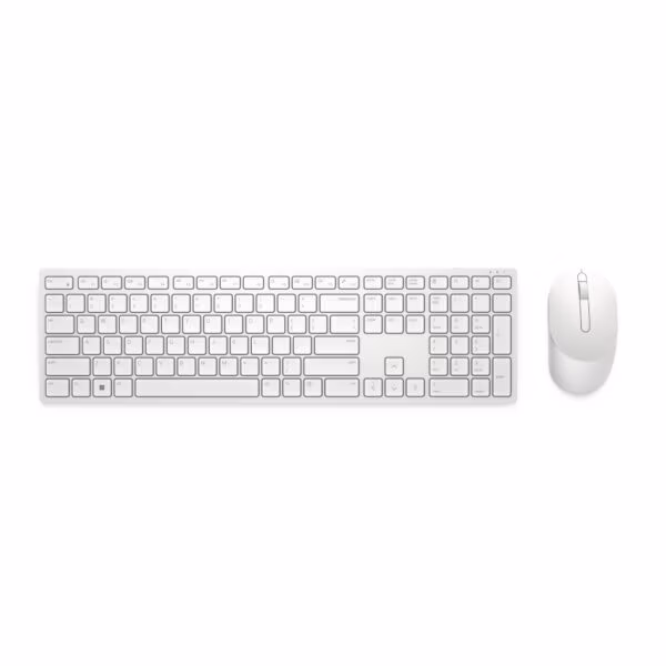 DELL Pro Keyboard and Mouse - KM5221W - US International (QWERTY) - White