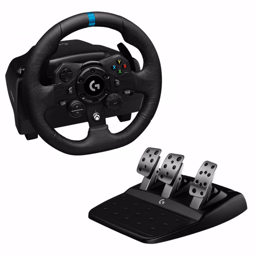 Logitech G G923 Racing Wheel and Pedals for Xbox X|S; Xbox One and PC - N/A - USB - N/A - EMEA28i-935 - MS EU