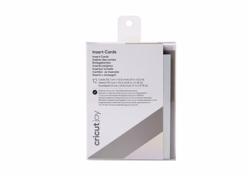Cricut 2008043 - Cricut Joy Insert Cards 12-pack (Grey/Holo); .