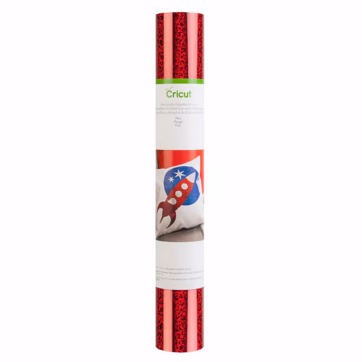 Cricut 2004137: Cricut holo Sparkle Iron-On 12x24'' (Red)