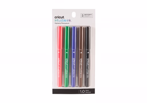 Cricut 2006256 - Cricut Explore/Maker Infusible Ink Medium Point Pen Set 5-pack (Basics); .