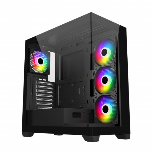 FSP/Fortron FSP M340 ARGB ATX Gaming Chassis - Black