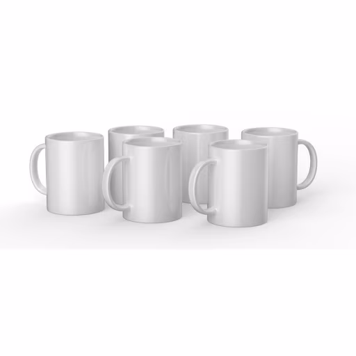 Cricut 2008944 - Cricut 440ml Ceramic Mug Blank BULK 6pc White