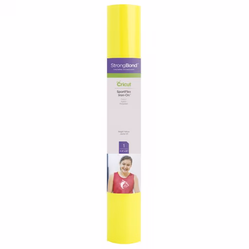 Cricut 2004430 - Cricut Sportflex Iron-On 29X60cm (Bright Yellow)