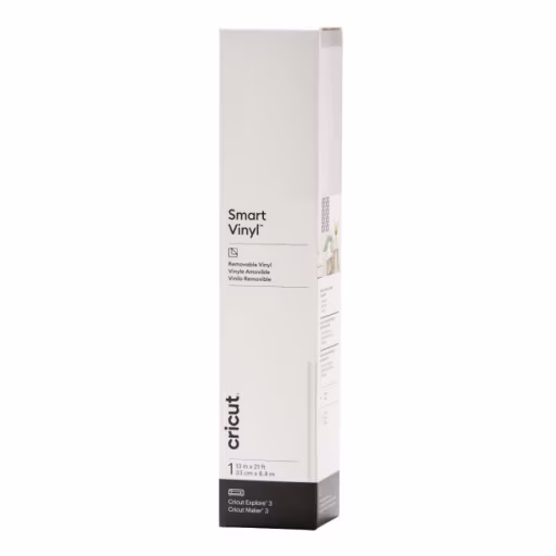 Cricut 2008649: Cricut Smart Vinyl Removable 33X640Cm 1 Sheet (White)