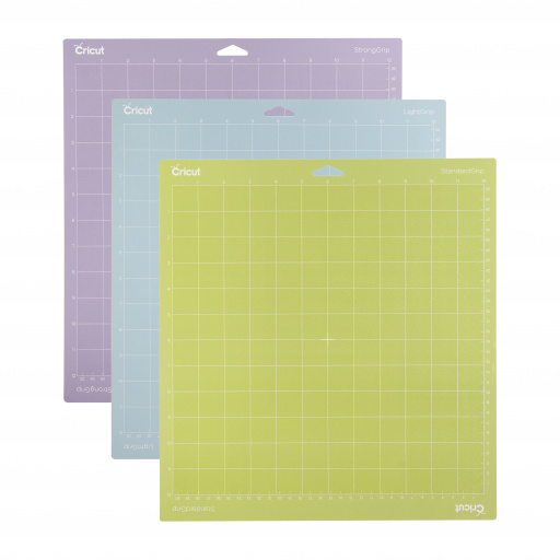 Cricut 2003546; Cricut Explore/Maker LightGrip-Standard-StrongGrip Machine Mat (30x30cm) 3-pack