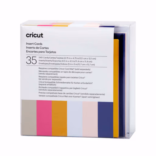 Cricut 2009473 - Cricut Insert Cards Sensei S40 (12;1 Cm X 12;1 Cm) 35-Pack