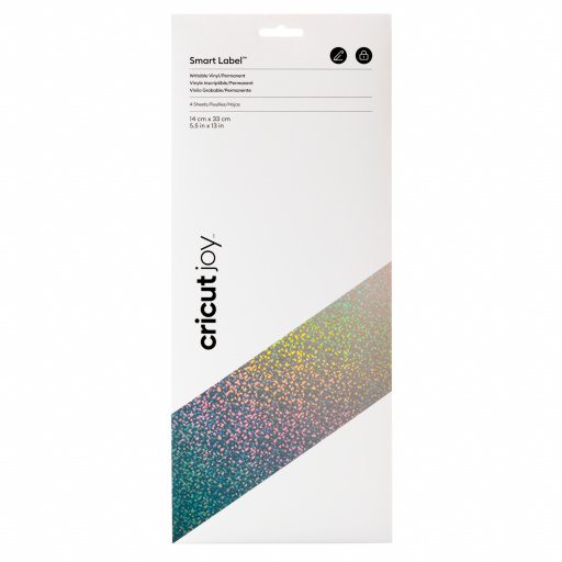 Cricut 2010000 - Cricut Joy Permanent Smart Vinyl Write Silver Holo 4 sheets 14x33 cm