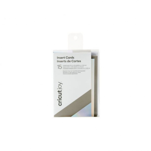 Cricut 2008795 - Cricut Joy Insert Cards A1 15-pack (Gray; Silver; Holographic) 8.89x12.45cm