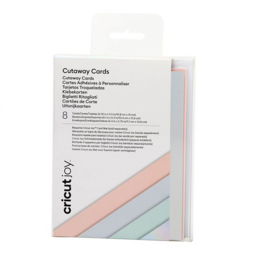 Cricut 2008856 - Cricut Joy Cut Away Card Pastel Sampler 10.8x14cm 8pack
