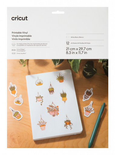 Cricut 2010362 - Cricut Printable Vinyl White 12 sheets 21x29.7cm