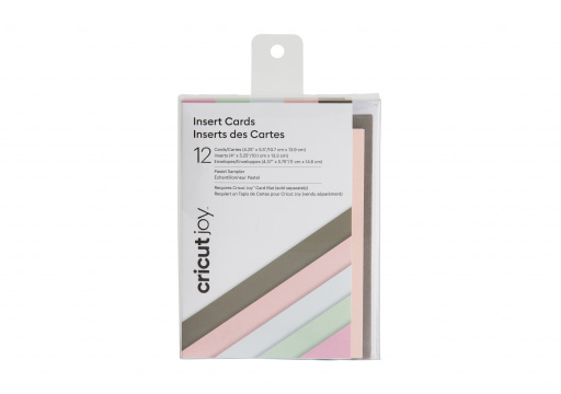 Cricut 2007257 - Cricut Joy Insert Cards 12-Pack (Pastel) 10.8x14cm