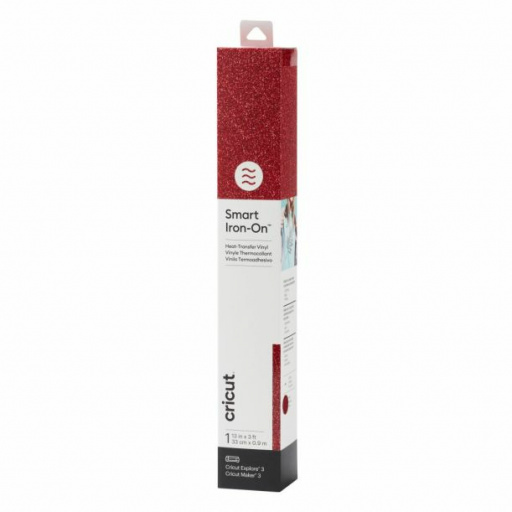 Cricut 2008675 - Cricut Smart Iron-on 33x91cm 1 sheet (Glitter Red)