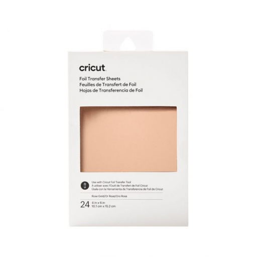 Cricut 2008712 - Cricut Transfer Foil Sheets 10x15cm 24 sheets (Rose Gold)