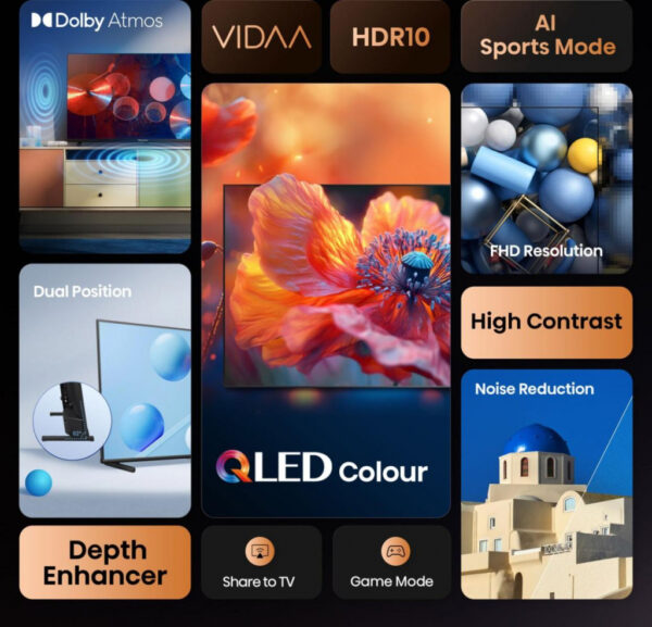 Hisense 32A5Q 81.3 cm (32") Full HD Smart TV Wi-Fi Black - Image 4