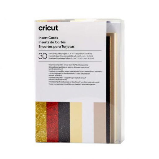 Cricut 2009470 - Cricut Insert Cards Glitz & Glam R40 12.1x16.8cm 30-Pack