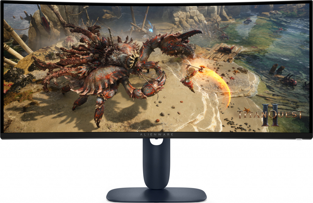 Alienware AW3425DWM computer monitor 86.4 cm (34") 3440 x 1440 pixels Wide Quad HD LCD Black, Blue