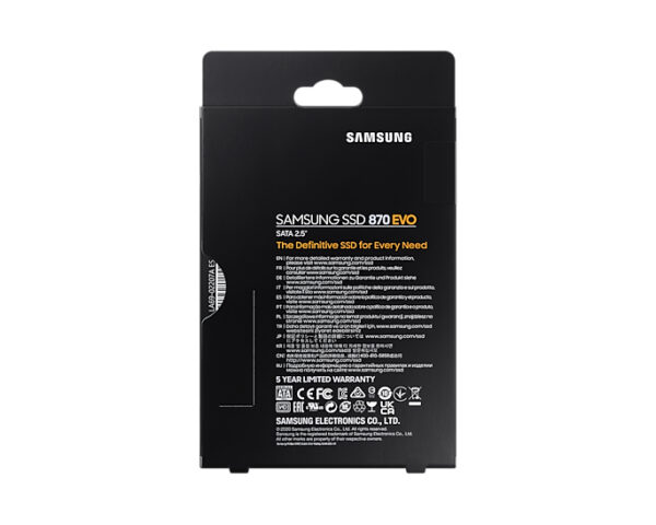 Samsung 870 EVO 250 GB 2.5" Serial ATA III V-NAND MLC - Image 10