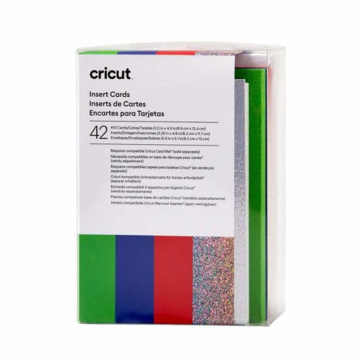 Cricut 2009467 - Cricut Insert Cards Rainbow R10 8.9x12.4cm 42-Pack
