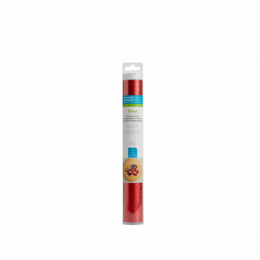 Cricut 2006628 - Cricut Premium Vinyl Holo Art Deco True Red 30.5x122cm