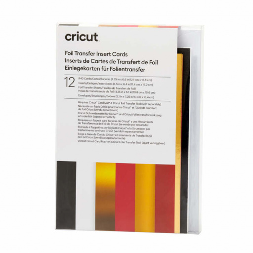 Cricut 2009480 - Cricut Insert Cards Foil Royal Flush R40 12.1x16.8cm 12-Pack