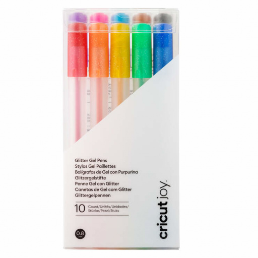 Cricut 2009964 - Cricut Joy Glitter Gel Rainbow Pen Set 10ct 0.8mm