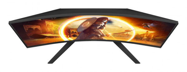 AOC G4 CQ32G4VE computer monitor 80 cm (31.5") 2560 x 1440 pixels Quad HD LCD Black, Grey - Image 13