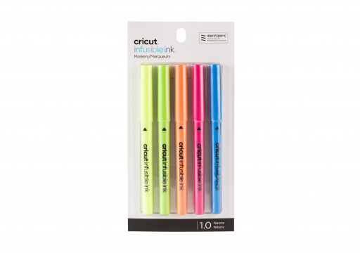 Cricut 2006258 - Cricut Explore/Maker Infusible Ink Medium Point Pen Set 5-pack (Brights) 1.0mm