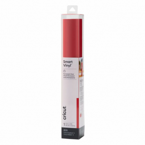 Cricut 2002008616 - Cricut Smart Vinyl Permanent 33x91Cm 1 Sheet (Shimmer Red)