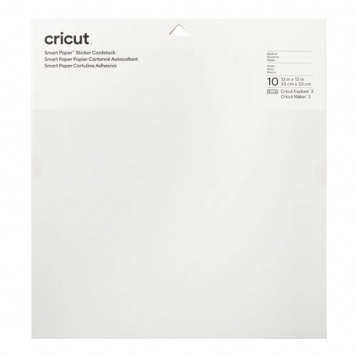 Cricut 2008317 - Cricut Smart Sticker Cardstock 33x33cm 10 sheets (White)
