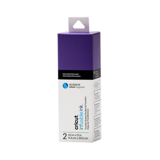 Cricut 2008886 - Cricut Joy Infusible Ink Transfer Sheet 2-pack (Ultraviolet) 11.5x30.5cm