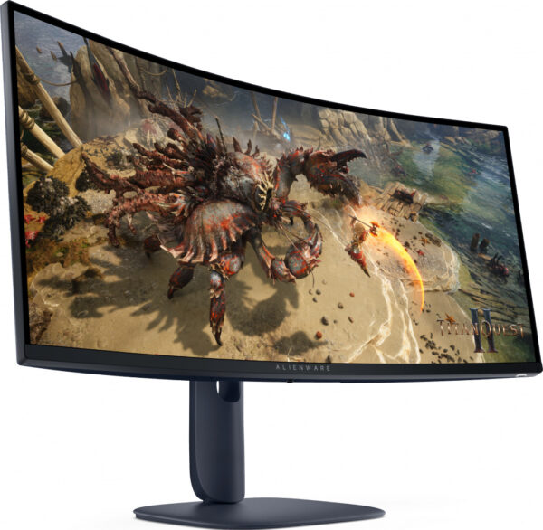 Alienware AW3425DWM computer monitor 86.4 cm (34") 3440 x 1440 pixels Wide Quad HD LCD Black, Blue - Image 2