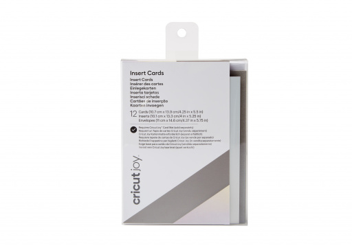 Cricut 2008043 - Cricut Joy Insert Cards 12-pack (Grey/Holo) 10.2x13.3cm