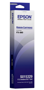 Epson SIDM Black Ribbon Cartridge for FX-890 (C13S015329BA)