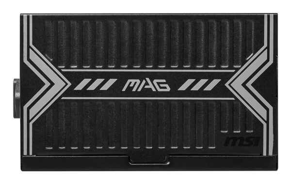 MSI MAG A550BN UK PSU '550W, 80 Plus Bronze certified, 12V Single-Rail, DC-to-DC Circuit, 120mm Fan, Non-Modular, Sleeved Cables - Image 2