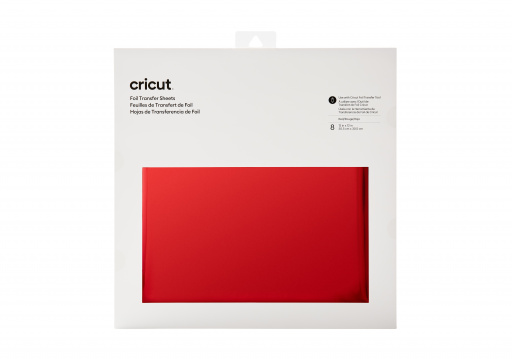 Cricut 2008721 - Cricut Transfer Foil Sheets 30x30cm 8 sheets (Red)