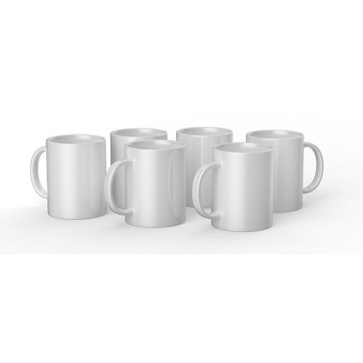 Cricut 2008944 - Cricut 440ml Ceramic Mug Blank BULK 6pc White