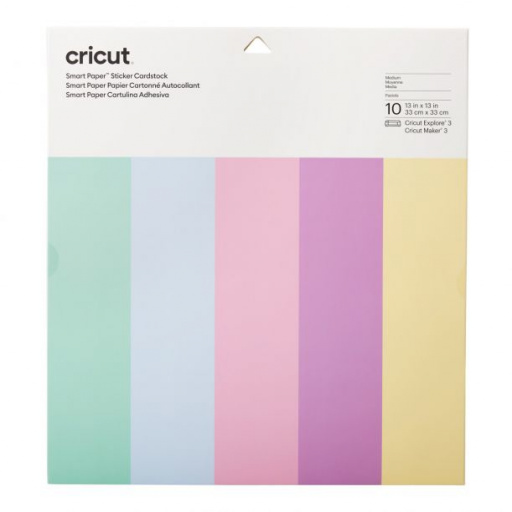 Cricut 2008320 - Cricut Smart Sticker Cardstock 33x33cm 10 sheets (Pastels)