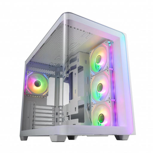 FSP/Fortron FSP M580 ARGB ATX Mid Tower Gaming Chassis - White