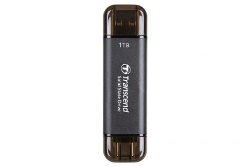Transcend ESD310C Thunderbolt technology 1 TB USB Type-A to USB Type-C USB 3.2 Gen 2x2 Black