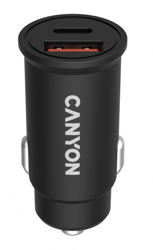 Canyon С-20B03 Digital camera, GPS, MP3, MP4, Mobile phone, PDA, Portable gaming console, Smartphone, Tablet Black Cigar lighter
