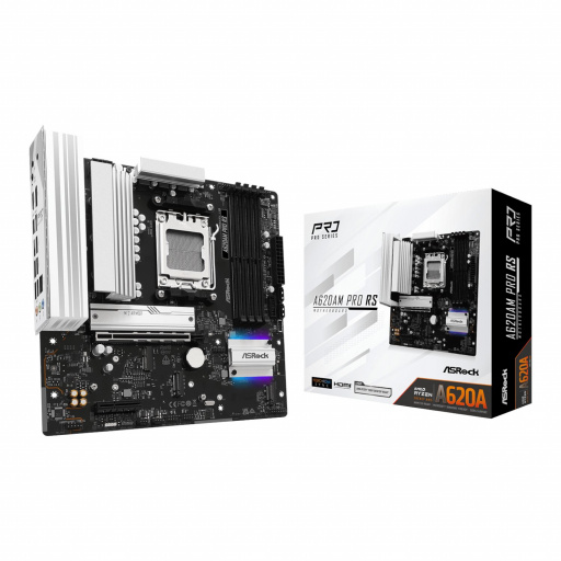 Asrock A620AM Pro RS AMD A620A Socket AM5 micro ATX