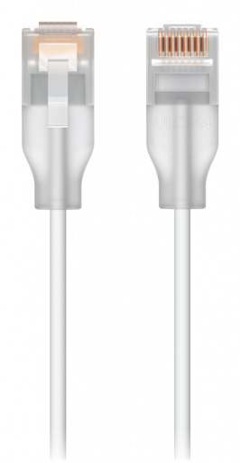 Ubiquiti UACC-Cable-Patch-EL-0.15M-W-24 networking cable Translucent, White Cat6